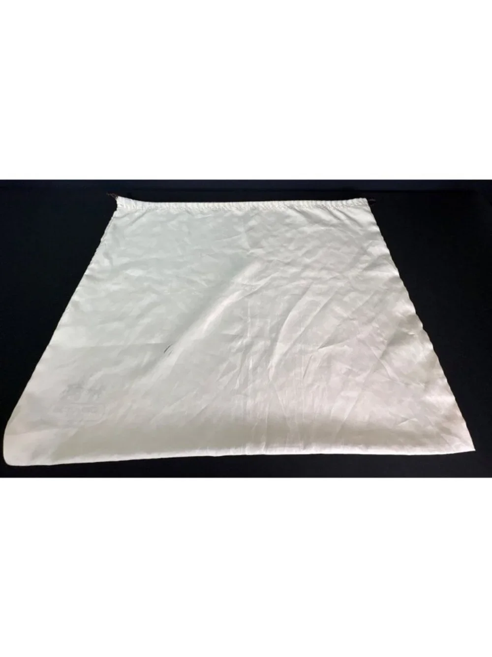 Coach Satin Dust Bag Drawstring Cream Ivory Storage Handbag Protection 19